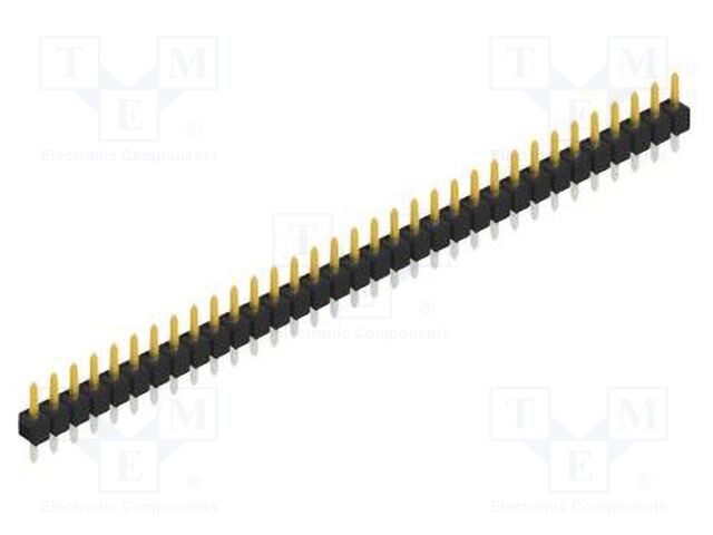 Connector: pin strips; pin header; male; PIN: 33; 2.54mm; THT; 1x33