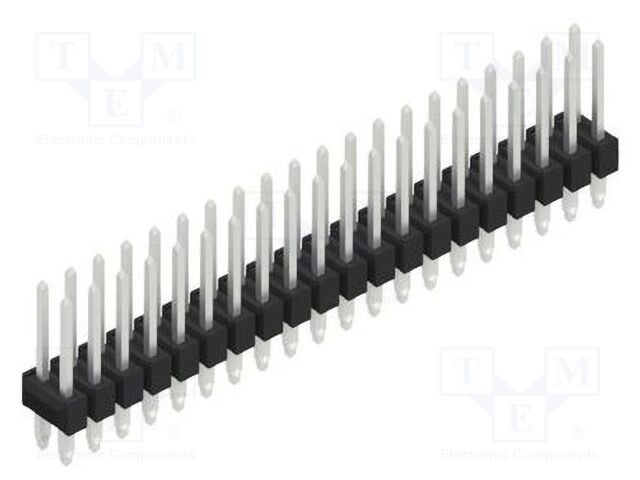 Connector: pin strips; pin header; male; PIN: 40; 2.54mm; THT; 2x20