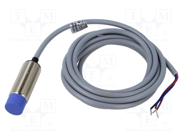 Sensor: inductive; OUT: PNP / NO; 20mm; 10÷30VDC; M18; 2m; IP67