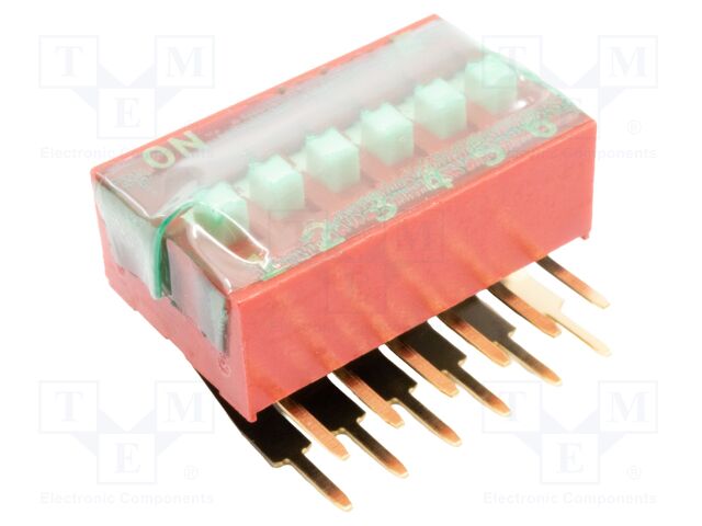 Switch: DIP-SWITCH; OFF-ON; 0.1A/50VDC; Pos: 2; -20÷85°C; THT; KAS
