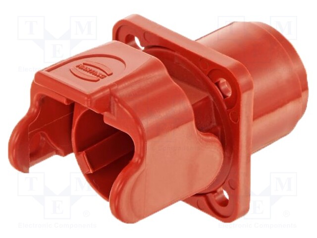 Socket; DC supply; Han S; male; PIN: 1; swivel; for panel mounting