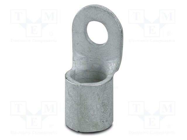Non-insulated; Body: silver; Tip: ring