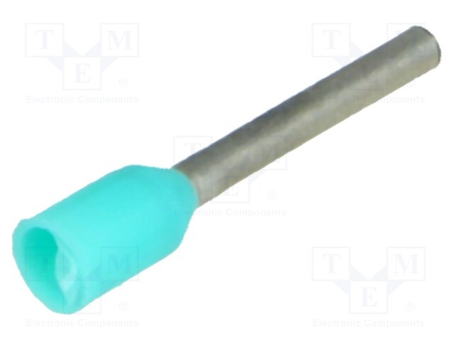 Bootlace ferrule; insulated; copper; Insulation: polypropylene
