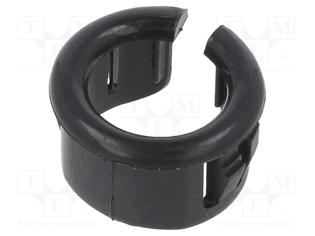 Grommet; Ømount.hole: 12.7mm; Øhole: 7.92mm; black; UL94V-2