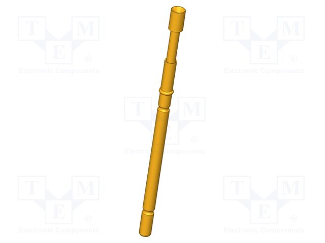 Test needle; Operational spring compression: 4mm; 5A; Ø: 2mm; 0.6N