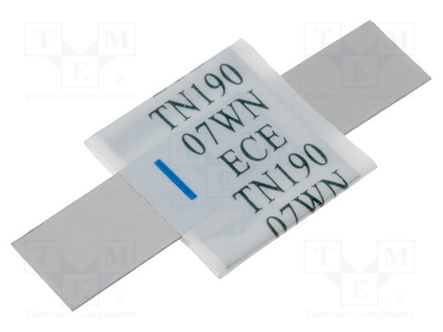 Fuse: PTC polymer; 1.9A