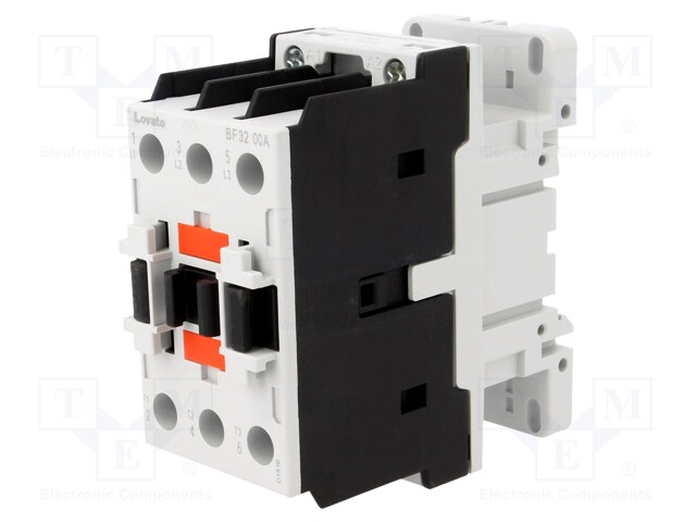 Contactor: 3-pole; NO x3; 24VAC; 32A; DIN; BF; screw terminals; 690V