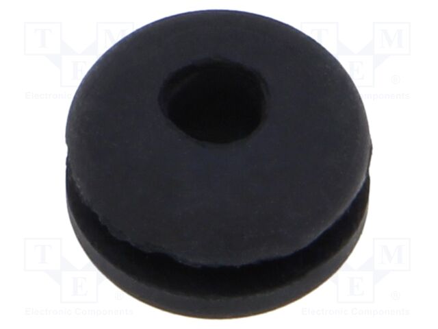 Grommet; black; UL94HB; TPR