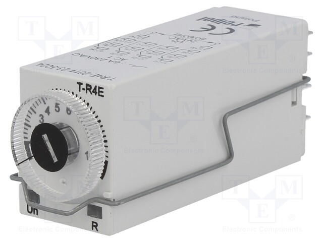Timer; 0,1s÷100h; 4PDT; 250VAC/6A; 24VAC; DIN,socket,on panel