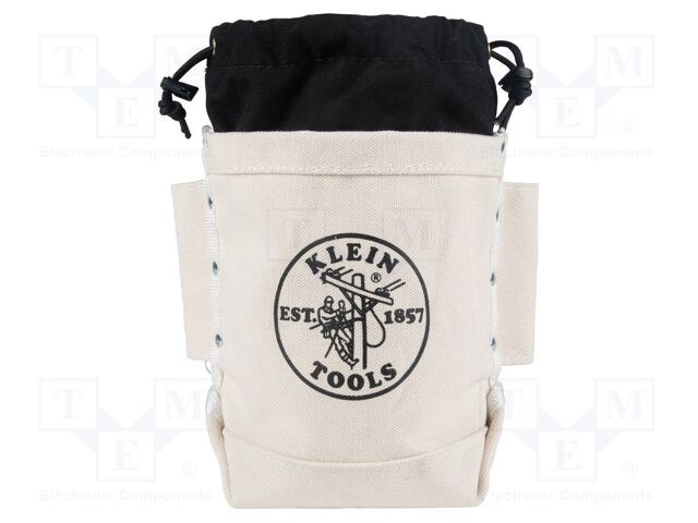 Bag; tool case; black,natural; fabric; 127x229x305mm