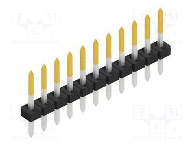 Connector: pin strips; pin header; male; PIN: 11; 2mm; THT; 1x11