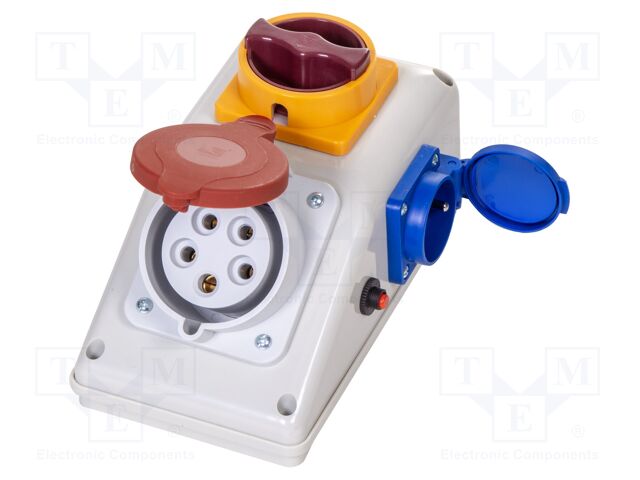 Electric switchboard; IP44; wall mount; Enclos.mat: ABS