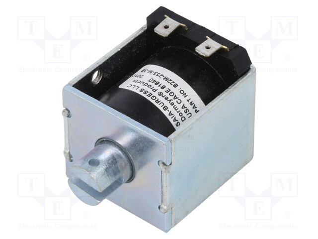 Electromagnet: pull; Usup: 6VDC; Power: 9.9W; Force: 35.6N; 3.64Ω