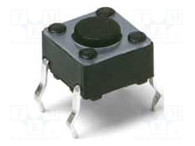Microswitch TACT; SPST-NO; Pos: 2; 0.05A/12VDC; THT; none; 1.6N