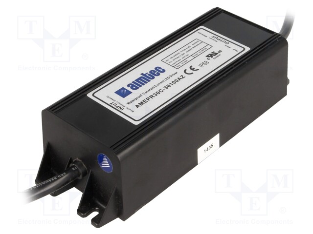 Power supply: switched-mode; LED; 36W; 24÷36VDC; 1A; 90÷305VAC
