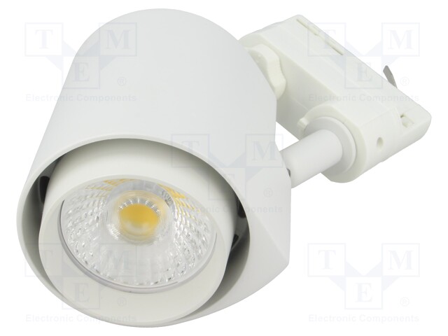 Lamp: LED lighting fixture; 4000(typ)K; IP44; Body: white; Ø: 111mm