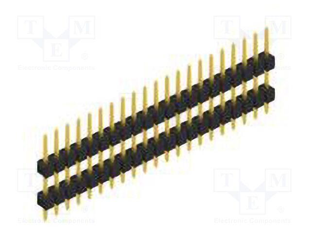 Connector: pin strips; pin header; male; PIN: 21; 2.54mm; THT; 1x21