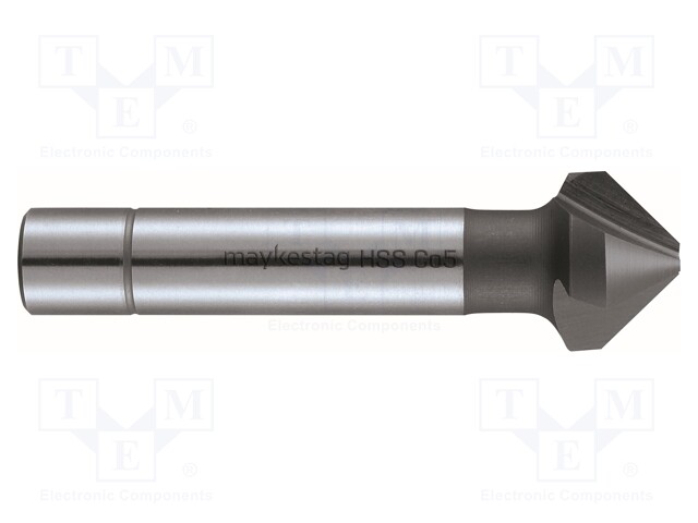 Countersink; high speed steel cobalt HSS-Co; Mounting: rod 10mm