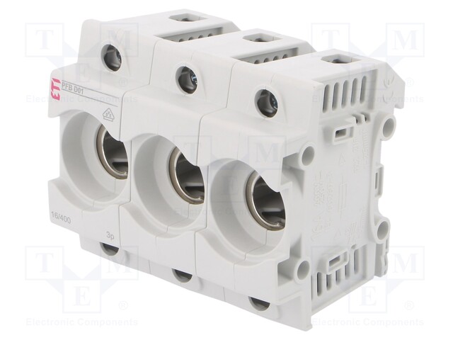 Fuse base; D01; Mounting: for DIN rail mounting; 16A; 400VAC