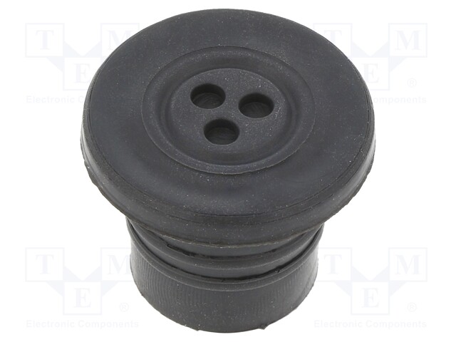 Multigate grommet; Ømount.hole: 14.5mm; Holes no: 3; -40÷130°C