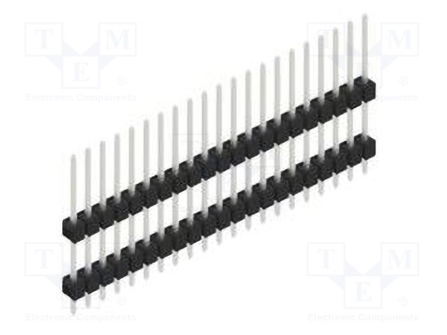 Connector: pin strips; pin header; male; PIN: 21; 2.54mm; THT; 1x21