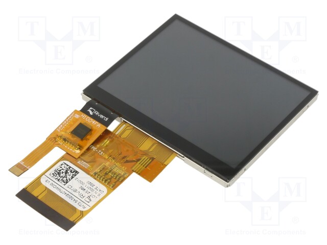 Display: TFT; 3.5"; 320x240; Illumin: LED; Dim: 76.9x63.9x4.25mm