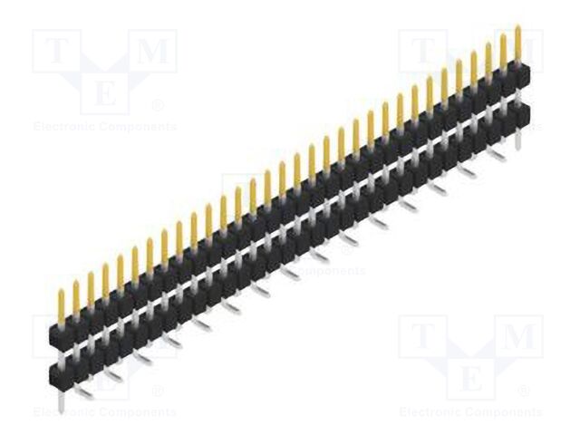 Connector: pin strips; pin header; male; PIN: 32; 2.54mm; SMT; 1x32