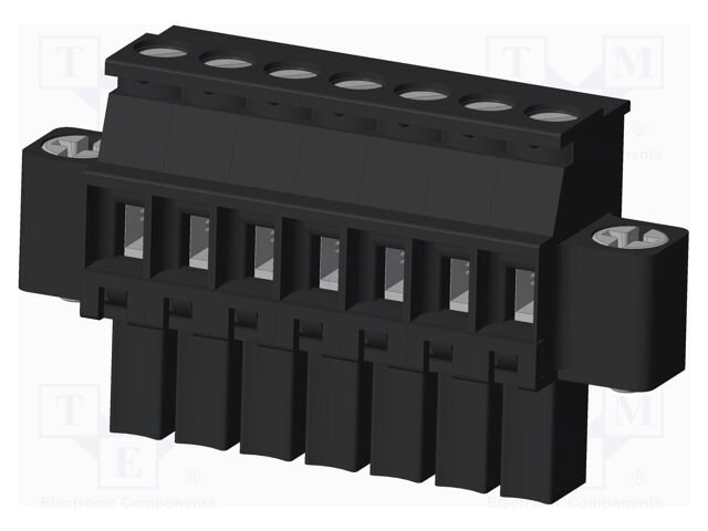 Connector: pluggable terminal block; plug; female; angled 90°