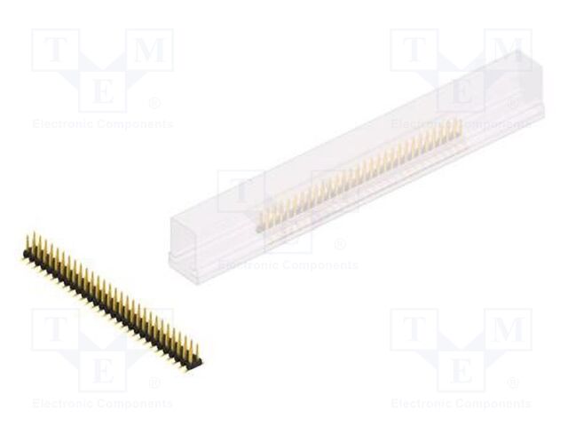 Connector: pin strips; pin header; male; PIN: 58; 2mm; SMT; 2x29