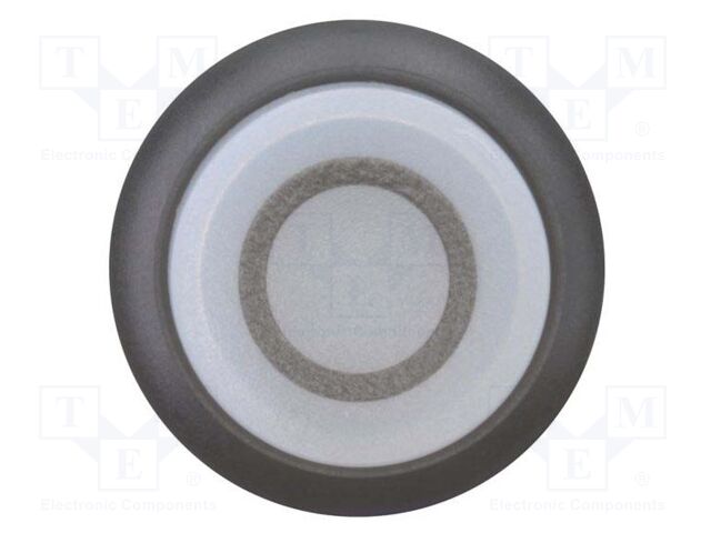 Switch: push-button; Stabl.pos: 1; 22mm; white; IP67; Pos: 2; Ø22.5mm