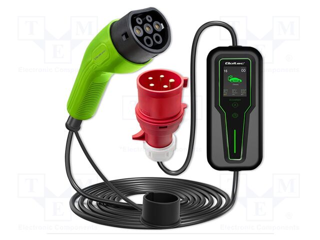 Charger: eMobility; 1x0.5mm2,3x6mm2; 230VAC; 7kW; IP65; 5m; 32A