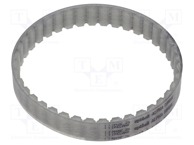 Timing belt; AT5; W: 10mm; H: 2.7mm; Lw: 200mm; Tooth height: 1.2mm