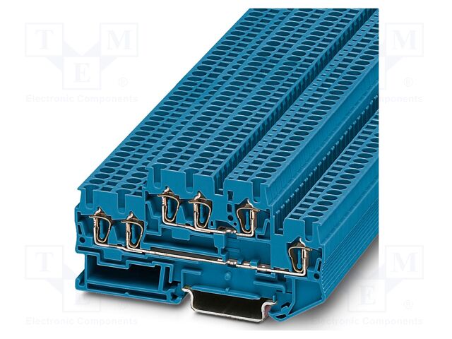 Splice terminal: rail; ST; PA; terminals: 6; W: 5.2mm; H: 91.5mm