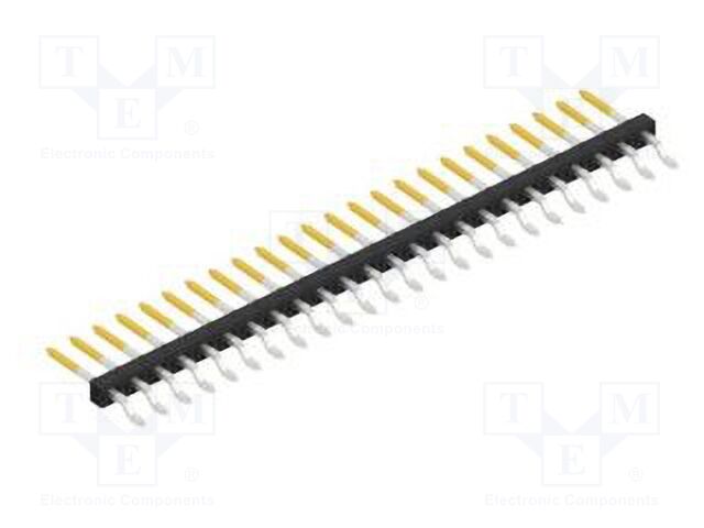 Connector: pin strips; pin header; male; PIN: 24; 2mm; SMT; 1x24