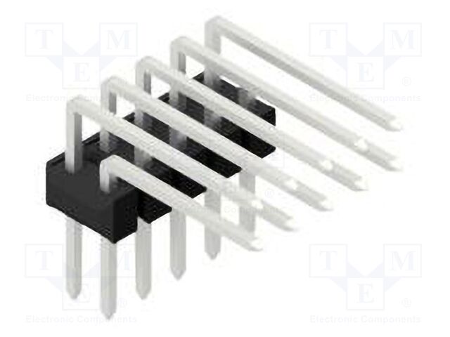 Connector: pin strips; pin header; male; PIN: 10; 2.54mm; THT; 2x5