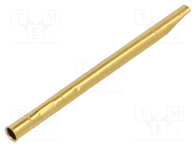 Test probe socket; Contact plating: gold-plated; KS-712; L: 30mm