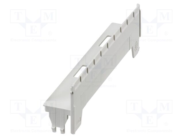 Cover; grey; UL94V-0; ME-IO 18,8; PA; X: 20.94mm; Y: 114.1mm