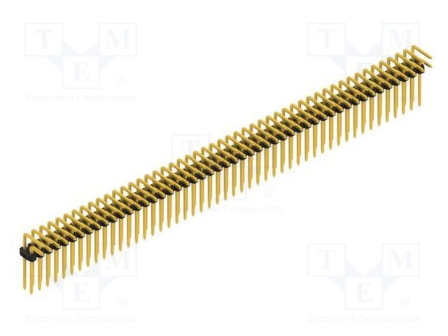 Connector: pin strips; pin header; male; PIN: 98; 2mm; THT; 2x49
