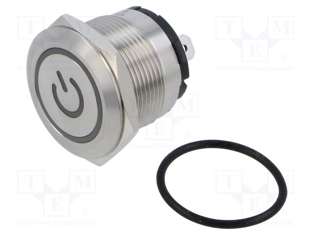 Switch: vandal resistant; Pos: 2; SPST; 20A/250VAC; IP67; OFF-ON