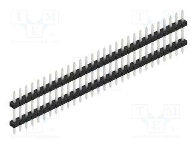 Connector: pin strips; pin header; male; PIN: 29; 2mm; THT; 1x29