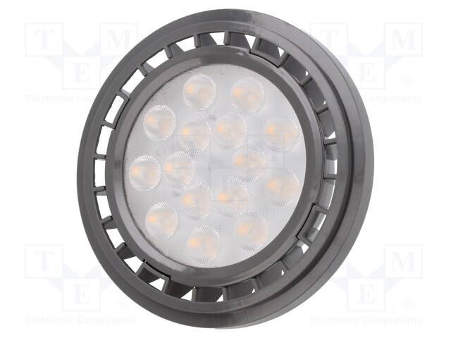 LED lamp; warm white; GU10; 230VAC; 1100lm; 12.5W; 40°; 3000K