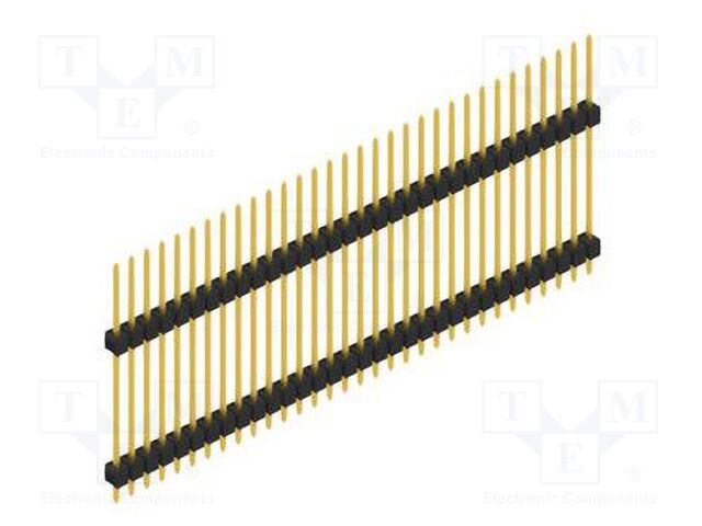Connector: pin strips; pin header; male; PIN: 32; 2.54mm; THT; 1x32