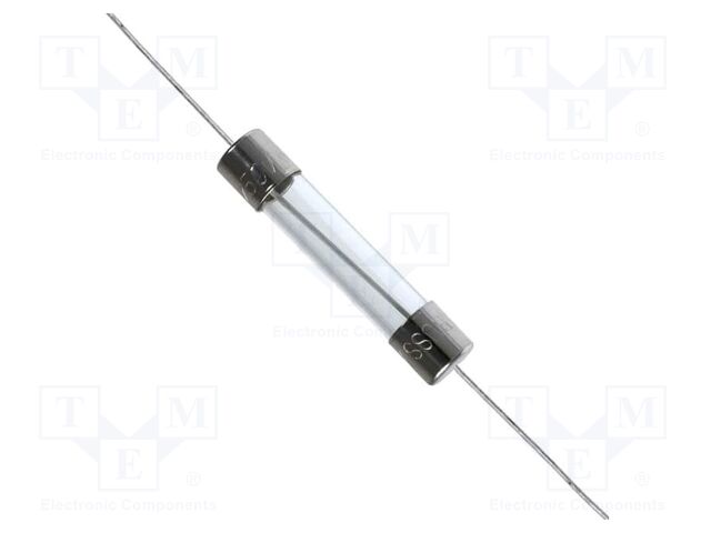 Fuse: fuse; quick blow; 12A; 32VAC; cylindrical,glass; 6.3x32mm
