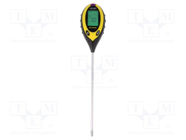PH meter; LCD,with a backlit; 3,5÷9,0pH; Dim: 122x63x36mm; 73g
