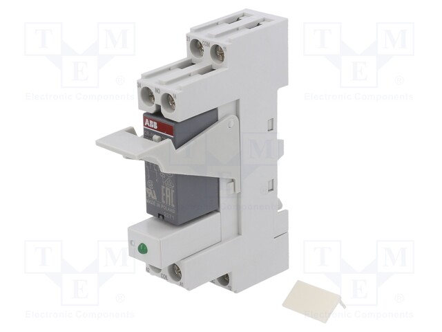Relay: interface; DPDT; Ucoil: 24VDC; Mounting: DIN; Series: CR-P