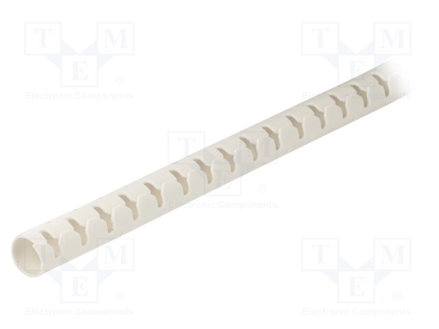 Spiral wrapping; 8mm; polypropylene; light grey; UL94HB