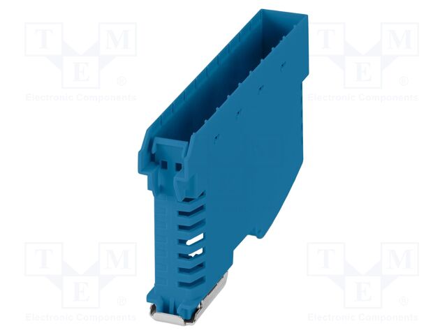 Enclosure base; blue; UL94V-0; ME-IO 18,8; for DIN rail mounting
