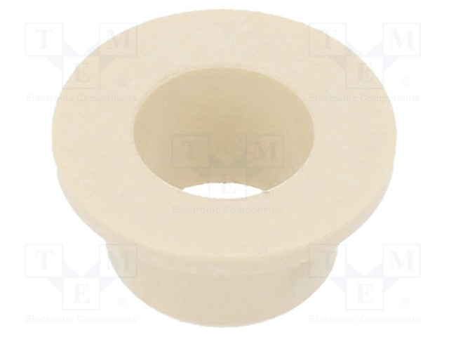 Bearing: sleeve bearing; with flange; Øout: 8mm; Øint: 6mm; L: 6mm