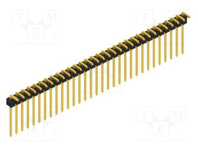 Connector: pin strips; pin header; male; PIN: 31; 2.54mm; THT; 1x31