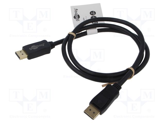 Cable; DisplayPort 2.1,HDCP 2.2; DisplayPort plug,both sides